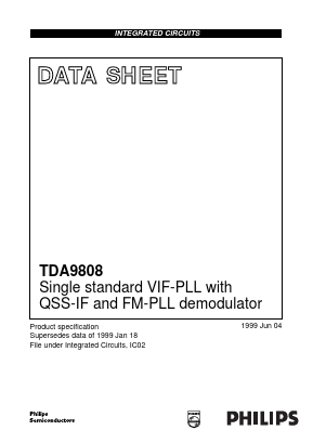 TDA9808T Datasheet PDF Philips Electronics