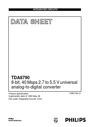 TDA8790 Datasheet PDF Philips Electronics