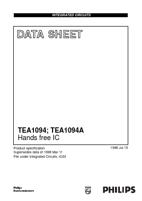 TEA1094/C2 Datasheet PDF Philips Electronics