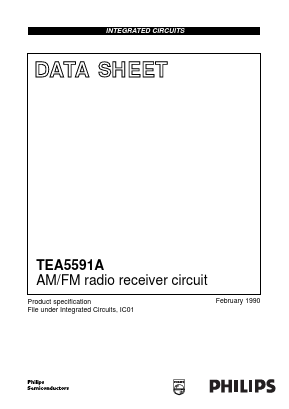 TEA5591A Datasheet PDF Philips Electronics