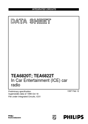TEA6820T Datasheet PDF Philips Electronics