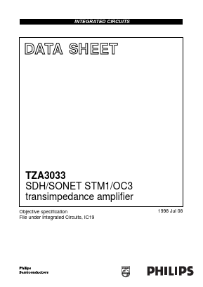 TZA3033T Datasheet PDF Philips Electronics