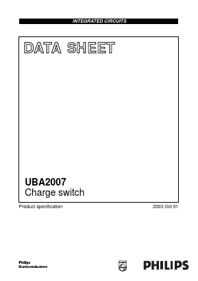 UBA2007TK/N2 Datasheet PDF Philips Electronics