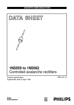 1N5062 Datasheet PDF Philips Electronics