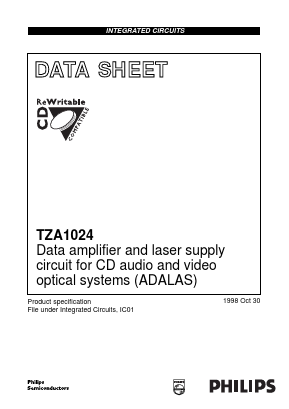 TZA1024T/V2 Datasheet PDF Philips Electronics
