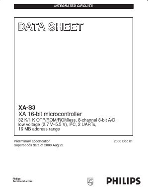 XA-S3 Datasheet PDF Philips Electronics