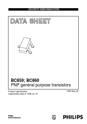 BC859C Datasheet PDF Philips Electronics