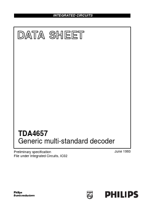 TDA4657 Datasheet PDF Philips Electronics