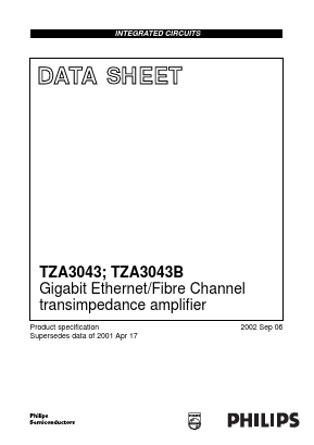 TZA3043U Datasheet PDF Philips Electronics