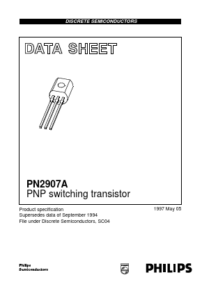 PN2907A Datasheet PDF Philips Electronics