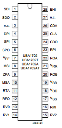 UBA1702AT Datasheet PDF Philips Electronics