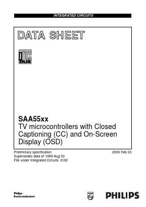 SAA5500PS/M1A/0000 Datasheet PDF Philips Electronics