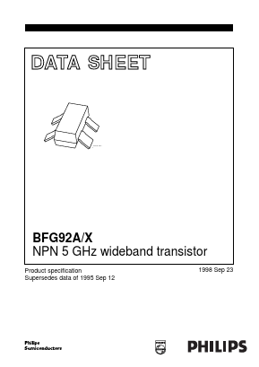 BFG92A/X Datasheet PDF Philips Electronics