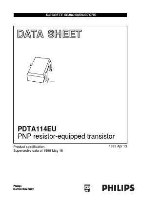 PDTA114EU Datasheet PDF Philips Electronics