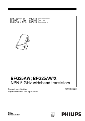 BFG25AW_X Datasheet PDF Philips Electronics