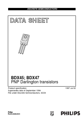 BDX47 Datasheet PDF Philips Electronics