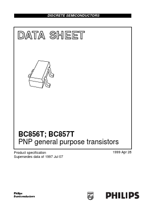 BC856AT Datasheet PDF Philips Electronics