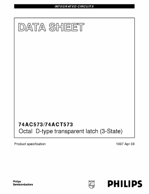 74ACT573D Datasheet PDF Philips Electronics