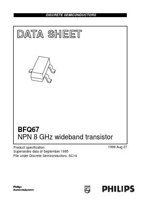 BFQ67 Datasheet PDF Philips Electronics