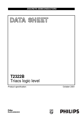 T2322B Datasheet PDF Philips Electronics