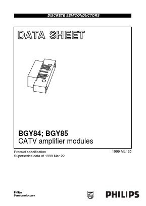 BGY85 Datasheet PDF Philips Electronics