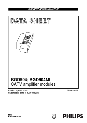 BGD904/07 Datasheet PDF Philips Electronics