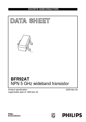 BFR92AT Datasheet PDF Philips Electronics