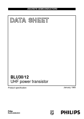 BLU30/12 Datasheet PDF Philips Electronics