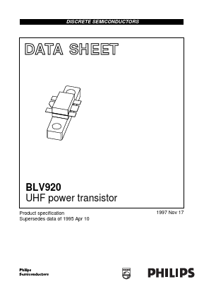 BLV920 Datasheet PDF Philips Electronics
