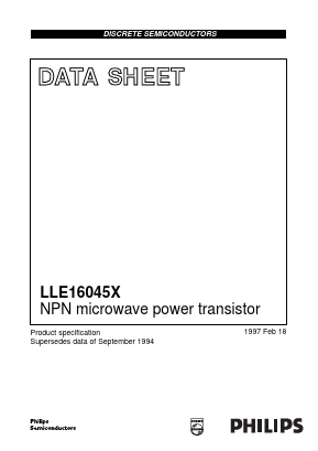 LLE16045X Datasheet PDF Philips Electronics