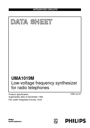 UMA1019M Datasheet PDF Philips Electronics