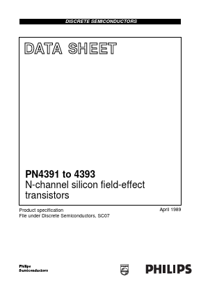 PN4391 Datasheet PDF Philips Electronics