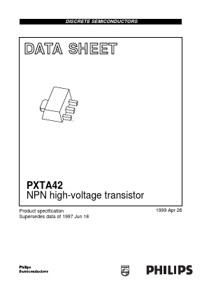 PXTA42 Datasheet PDF Philips Electronics