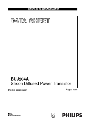 BUJ204A Datasheet PDF Philips Electronics