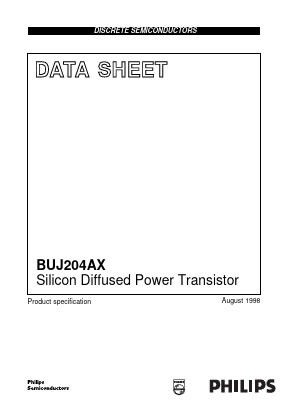 BUJ204AX Datasheet PDF Philips Electronics