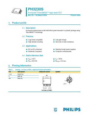 PH3230S Datasheet PDF Philips Electronics