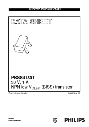 PBSS4130T Datasheet PDF Philips Electronics