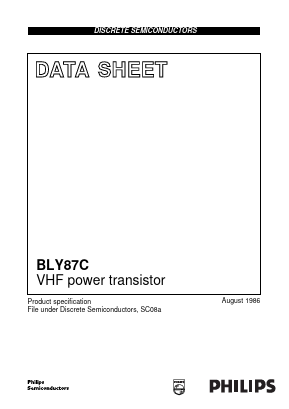 BLY87C Datasheet PDF Philips Electronics