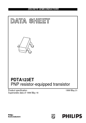 PDTA123ET_99 Datasheet PDF Philips Electronics