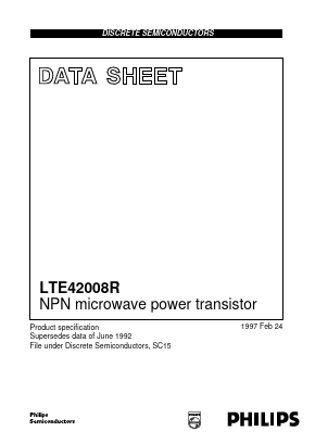 LTE42008R Datasheet PDF Philips Electronics