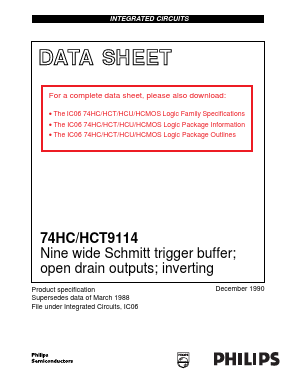 74HCT91 Datasheet PDF Philips Electronics
