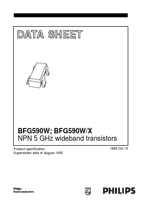 BFG590W Datasheet PDF Philips Electronics