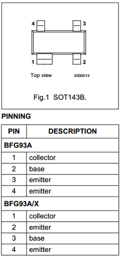 BFG93 Datasheet PDF Philips Electronics