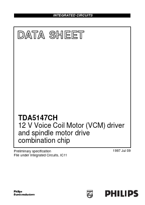 TDA5147CH Datasheet PDF Philips Electronics