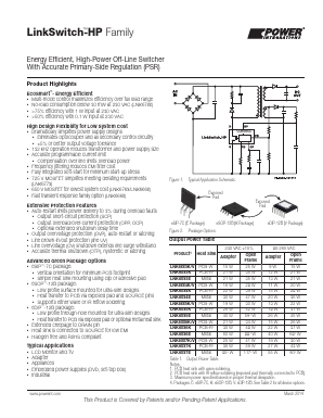 LNK6776K-TL Datasheet PDF Power Integrations, Inc