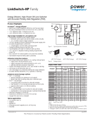 LNK6663E Datasheet PDF Power Integrations, Inc