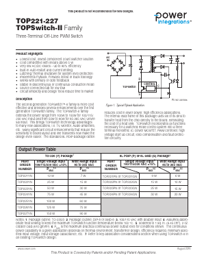 TOP223PN Datasheet PDF Power Integrations, Inc