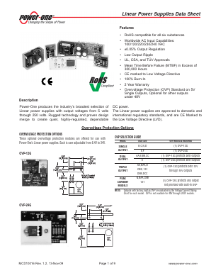 HB12-1.7-AG Datasheet PDF Power-One Inc.
