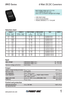 48IMO6-03-2 Datasheet PDF Power-One Inc.