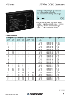 48H1901-2R Datasheet PDF Power-One Inc.